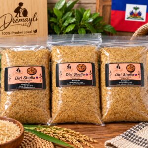 Drémayli Diri Shella (Haitian Brown Rice)