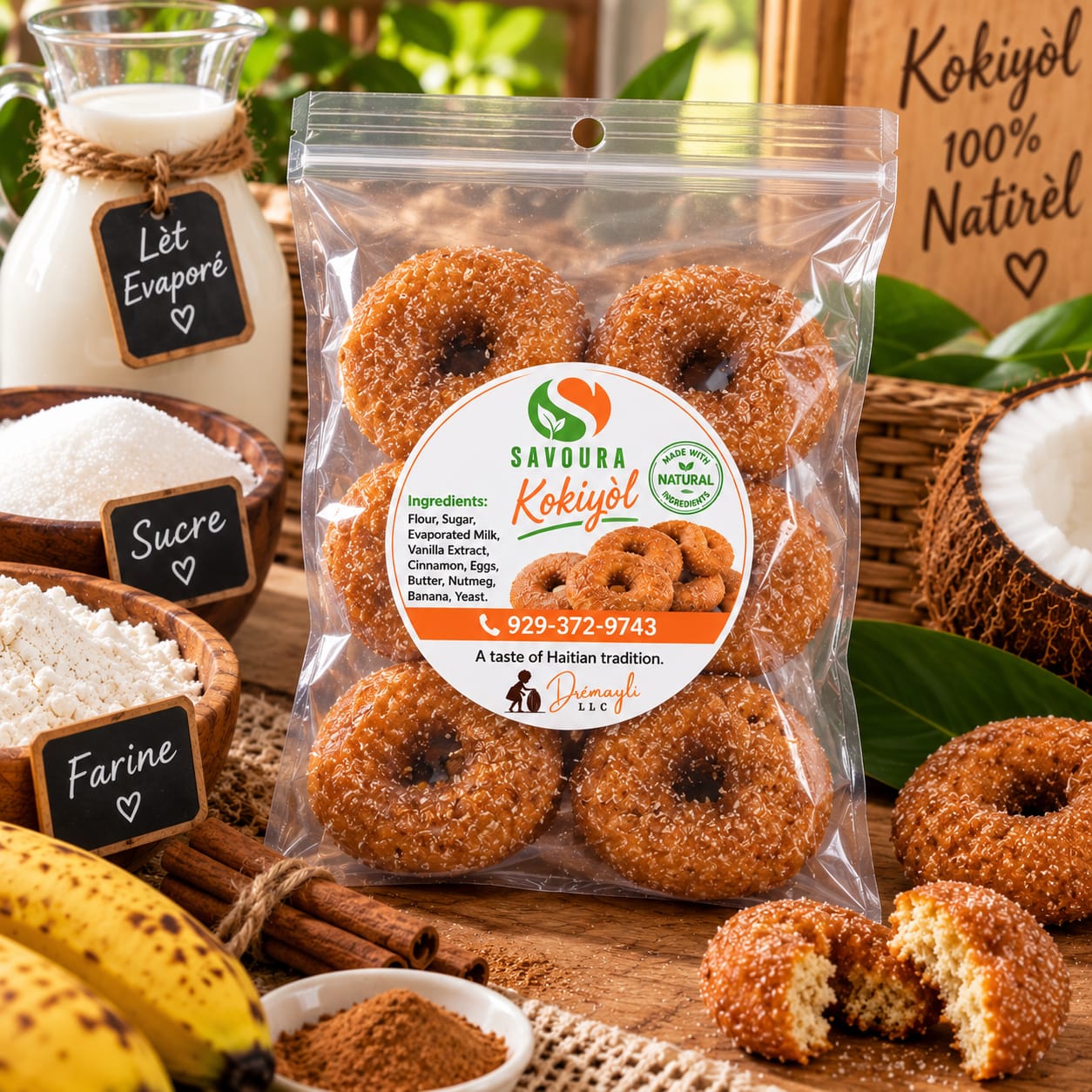 Drémayli Haitian donuts or Koyiyòl 1 Drémayli Haitian donuts or Koyiyòl