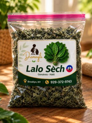 Drémayli Haitian dried jute leaves
