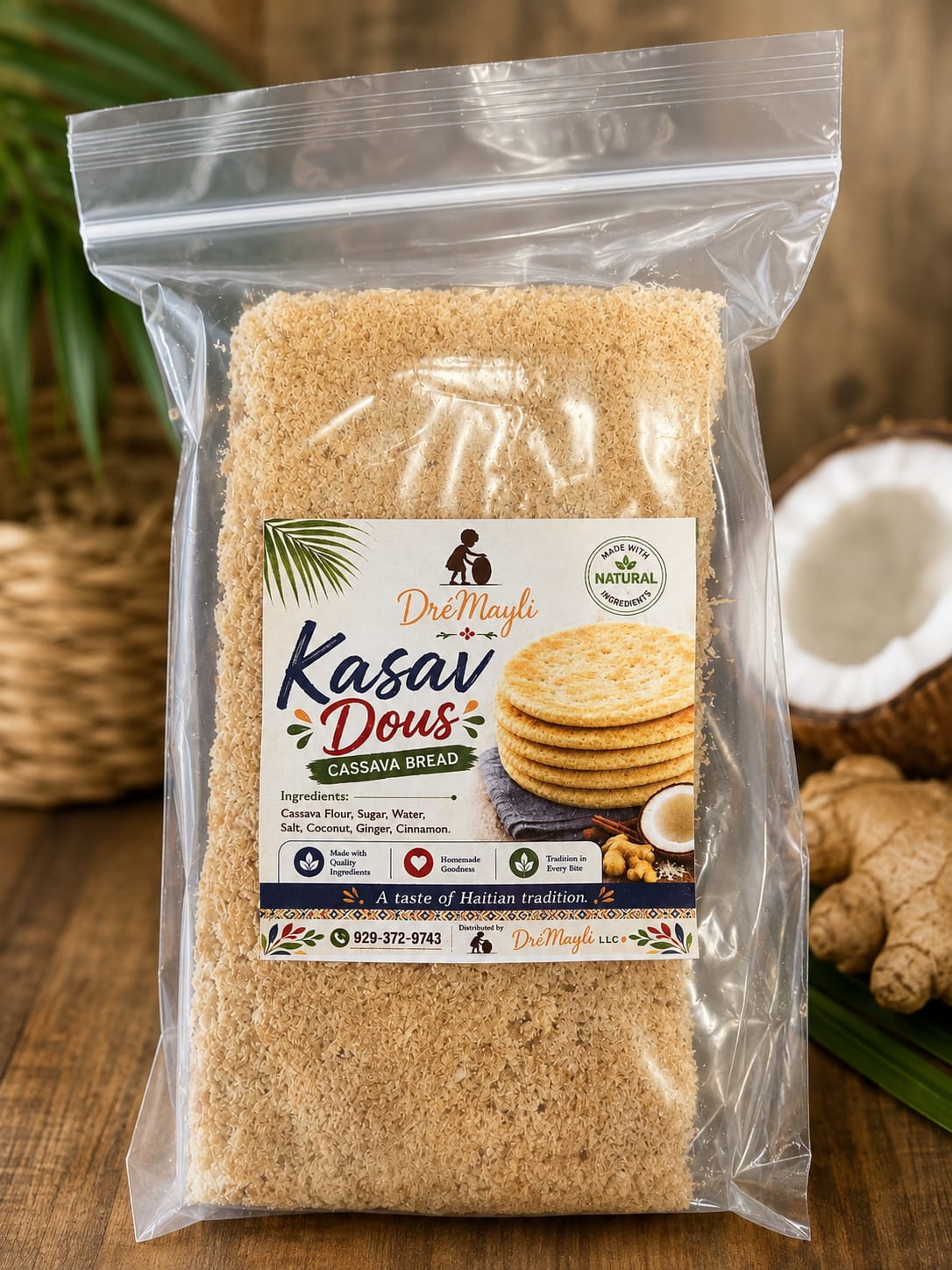 Dremayli Cassava Bread (Kasav) 1 Dremayli Cassava Bread (Kasav)