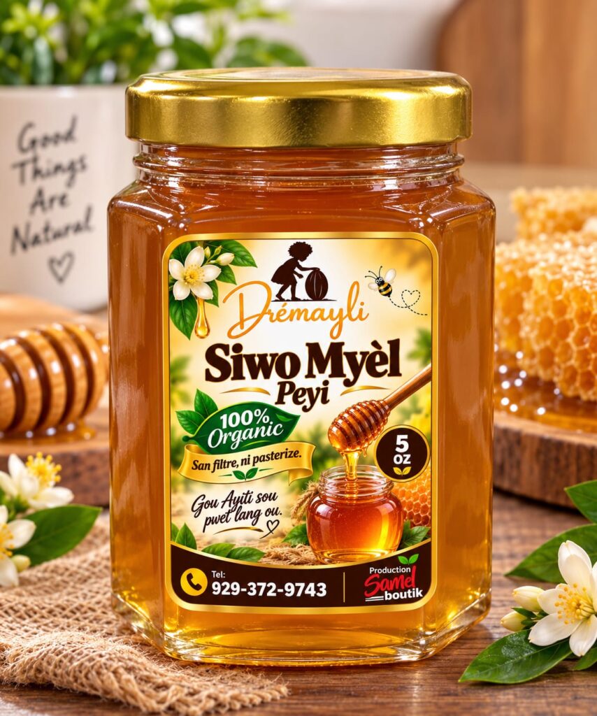 Home 6 Siwo Myèl Peyi (Haitian Local Honey) - 5oz & 25oz